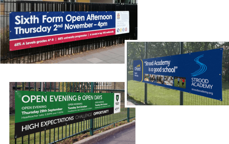 School banners