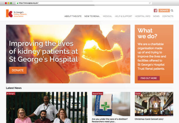 Charity Website Design