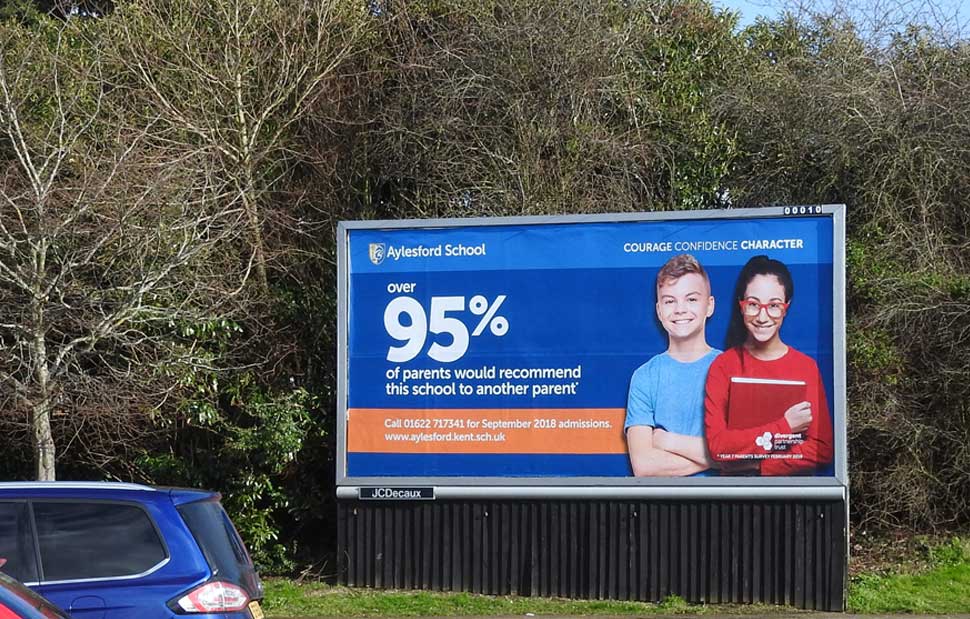 aylesford school billboard