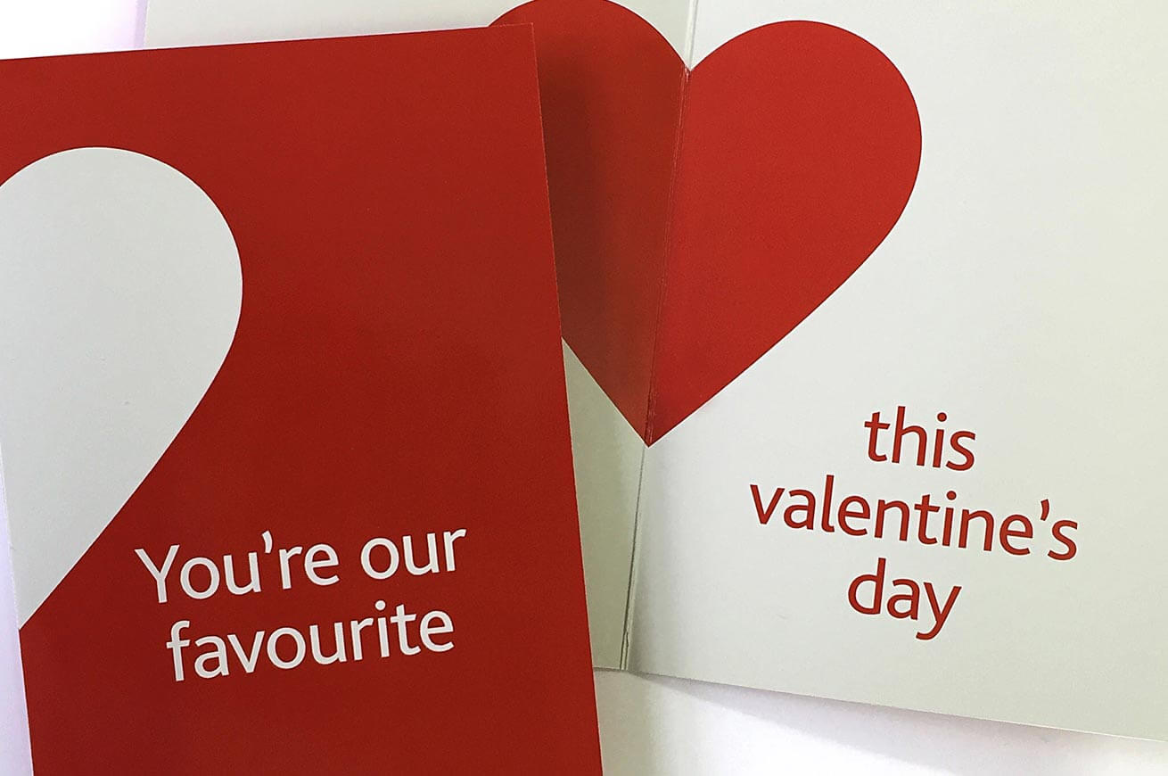 Don’t forget your clients this Valentine’s Day with a bespoke card ...